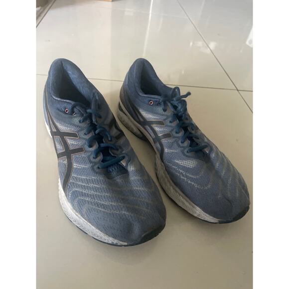 ASICS Gel-Nimbus 25 Running Shoes – Men’s 13 (Blue/Gold) - Picture 2 of 5